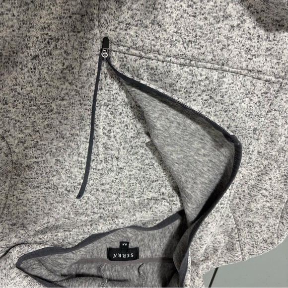 Serra Women's Medium Gray Pullover Jacket Sweatshirt Athleisure Casual Athletic - Picture 7 of 9